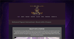 Desktop Screenshot of bollywoodpageant.com